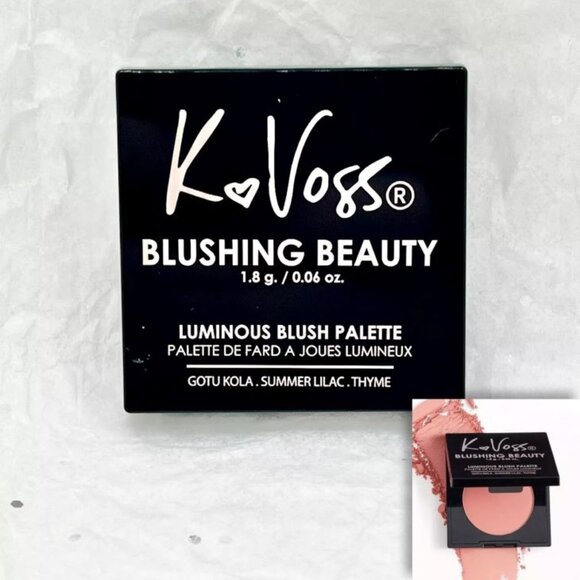 K Voss Blushing Beauty Luminous Blush Palette In ROSY 1.8g / .06 oz Travel Size - Picture 1 of 1